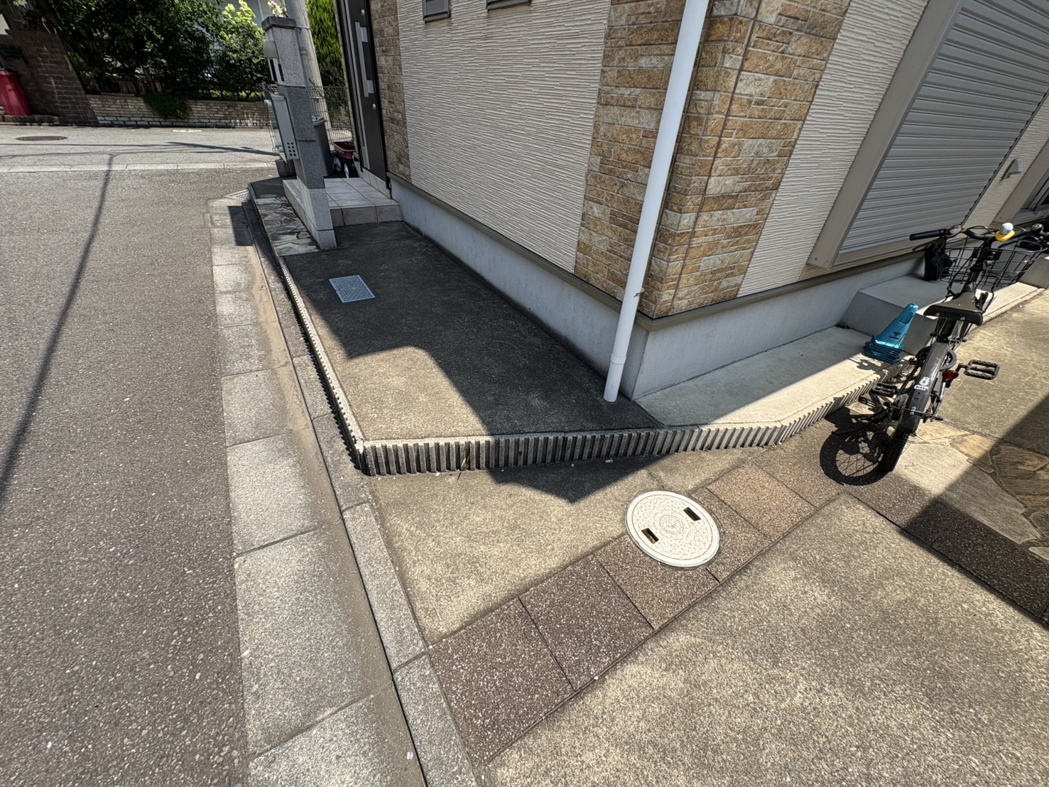 府中市　ブロック工事